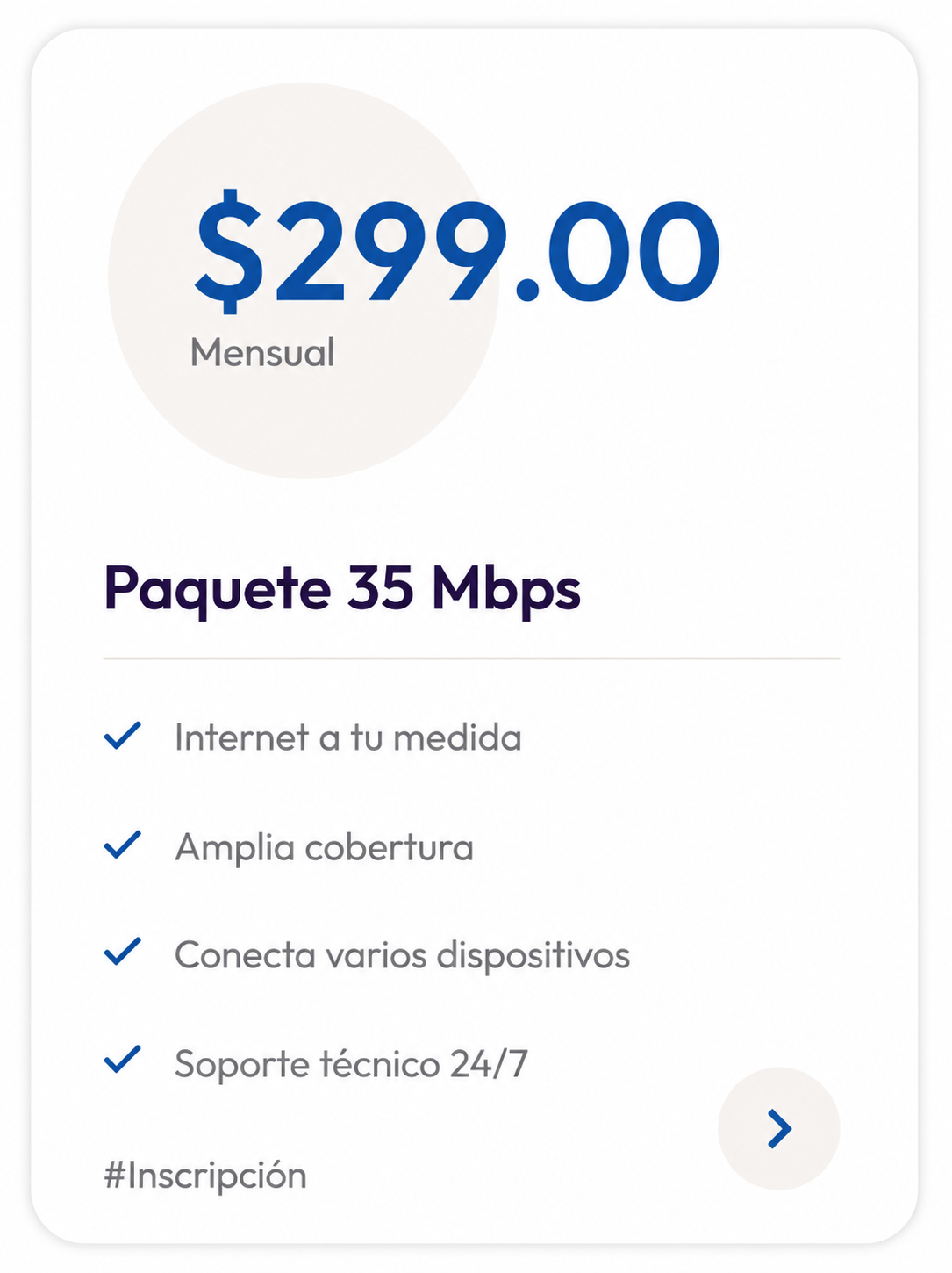 Paquete de antena 35 Mbps